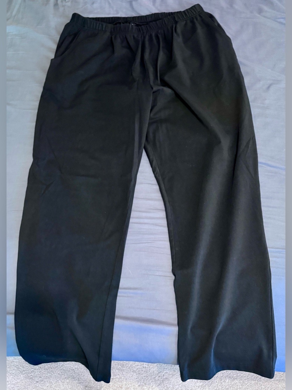 L.L.Bean Perfect Fit Black Stretch Pants with Pockets Women’s Plus Size 1X